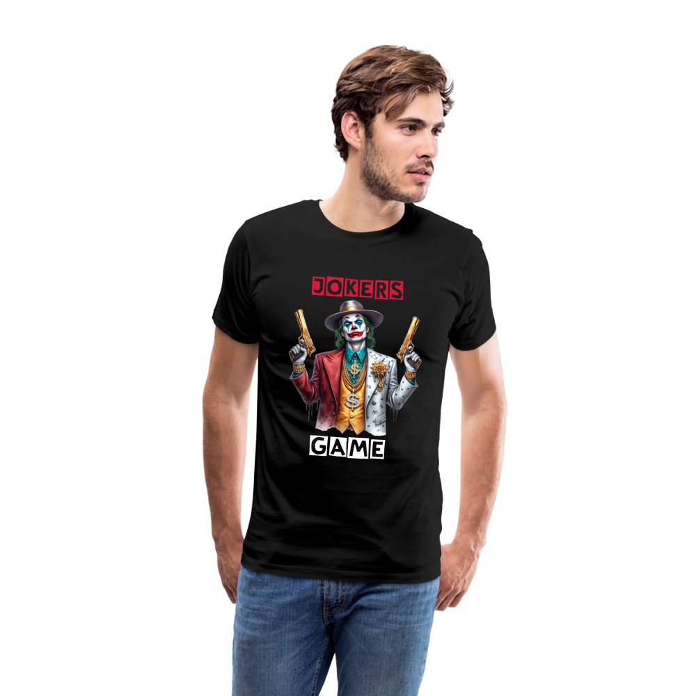 Joker Jokers Game Männer Premium T-Shirt - Schwarz