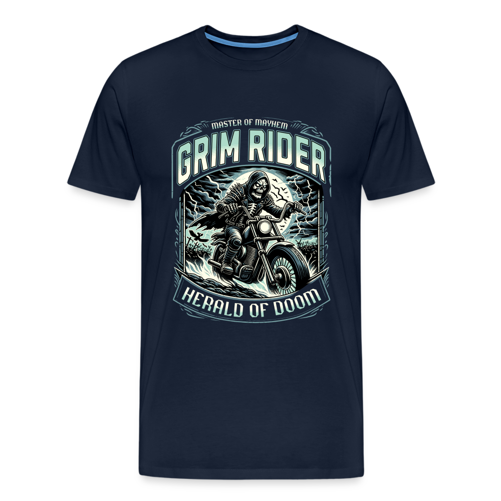 Grim Rider Herald Of Doom Premium T-Shirt Herren - Navy
