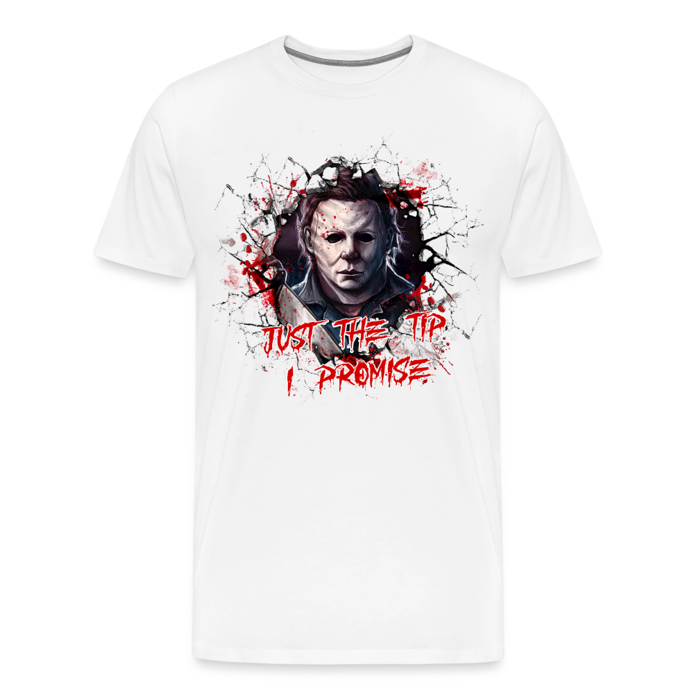 Halloween Horror Premium T-Shirt Herren - Weiß