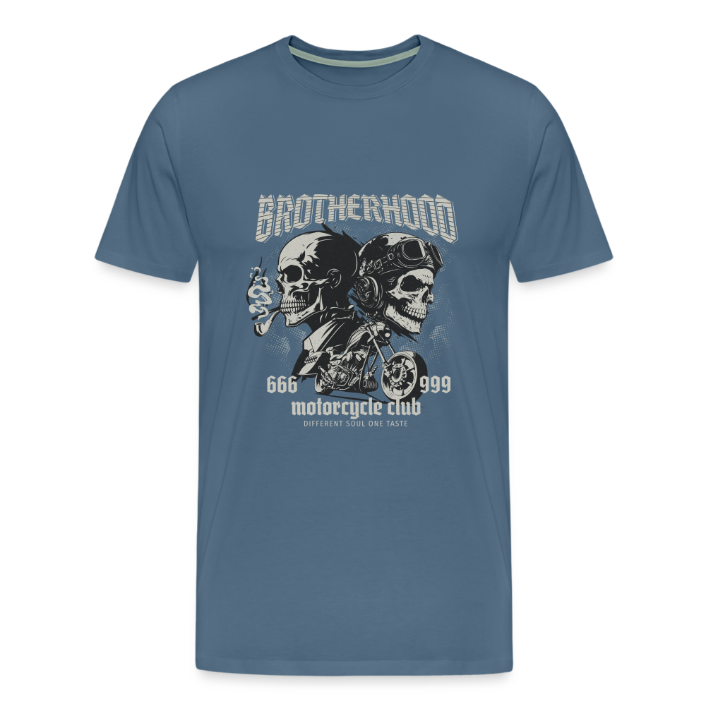 Brotherhood Premium T-Shirt Herren - Blaugrau