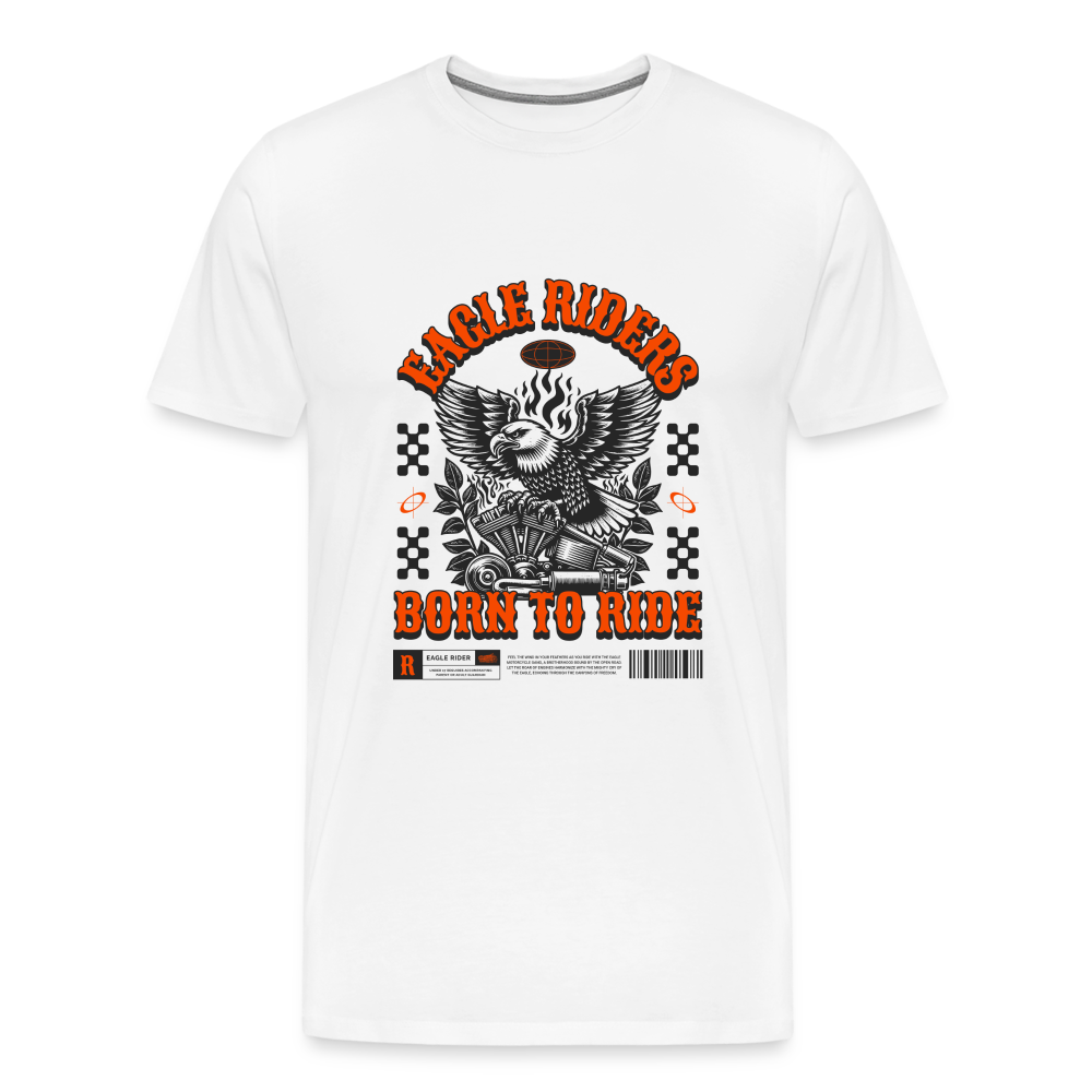 Eagle Riders Premium T-Shirt Herren - Weiß