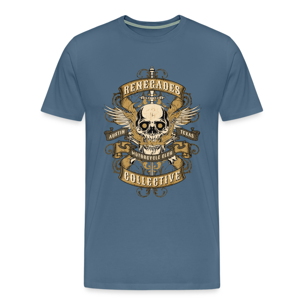 Renegades Collective Premium T-Shirt Herren - Blaugrau