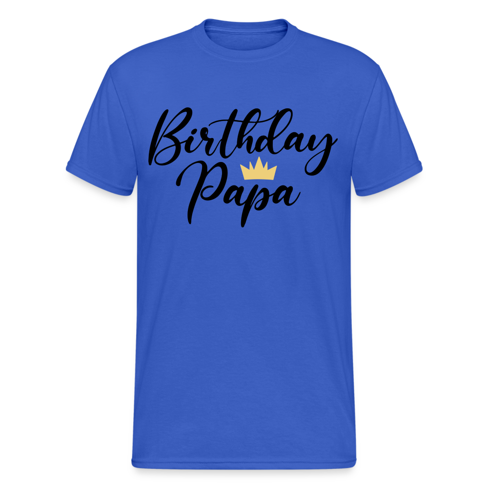 Birthday Papa Männer Gildan Heavy T-Shirt - Königsblau