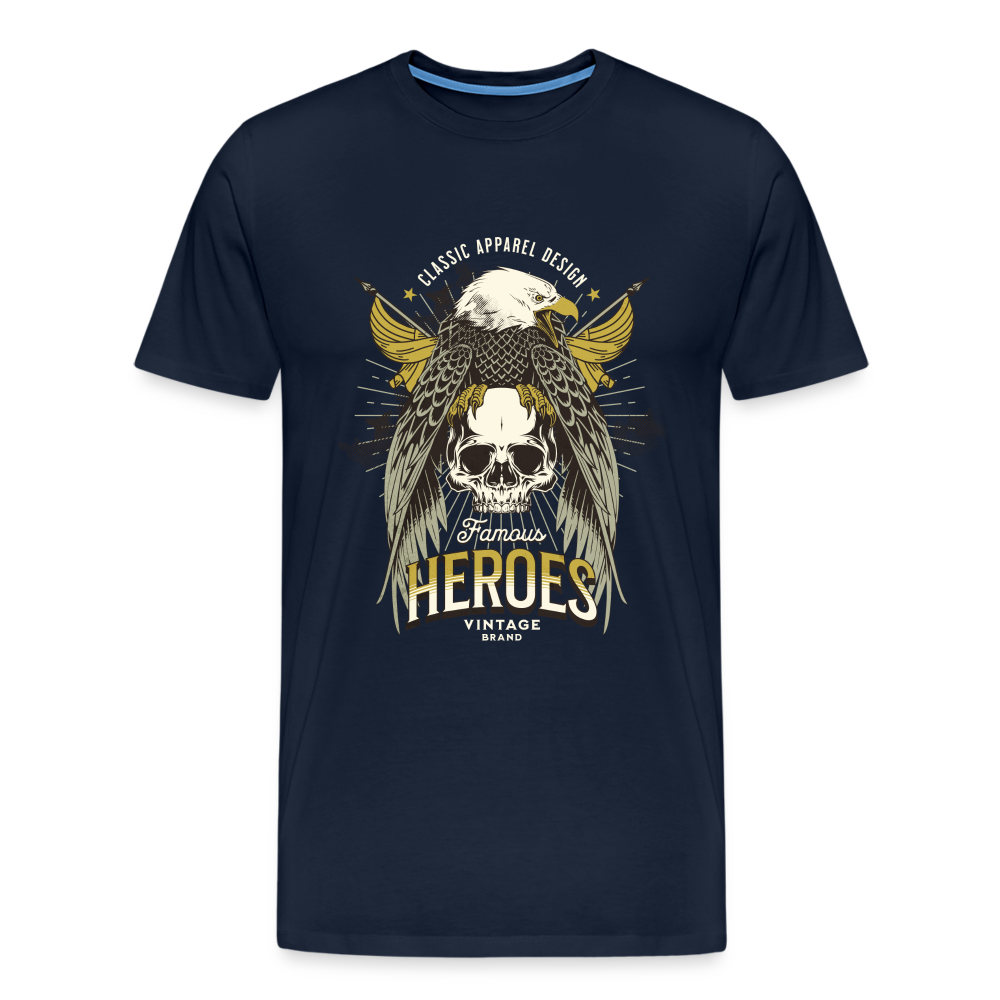 Heroes Premium T-Shirt Herren - Navy