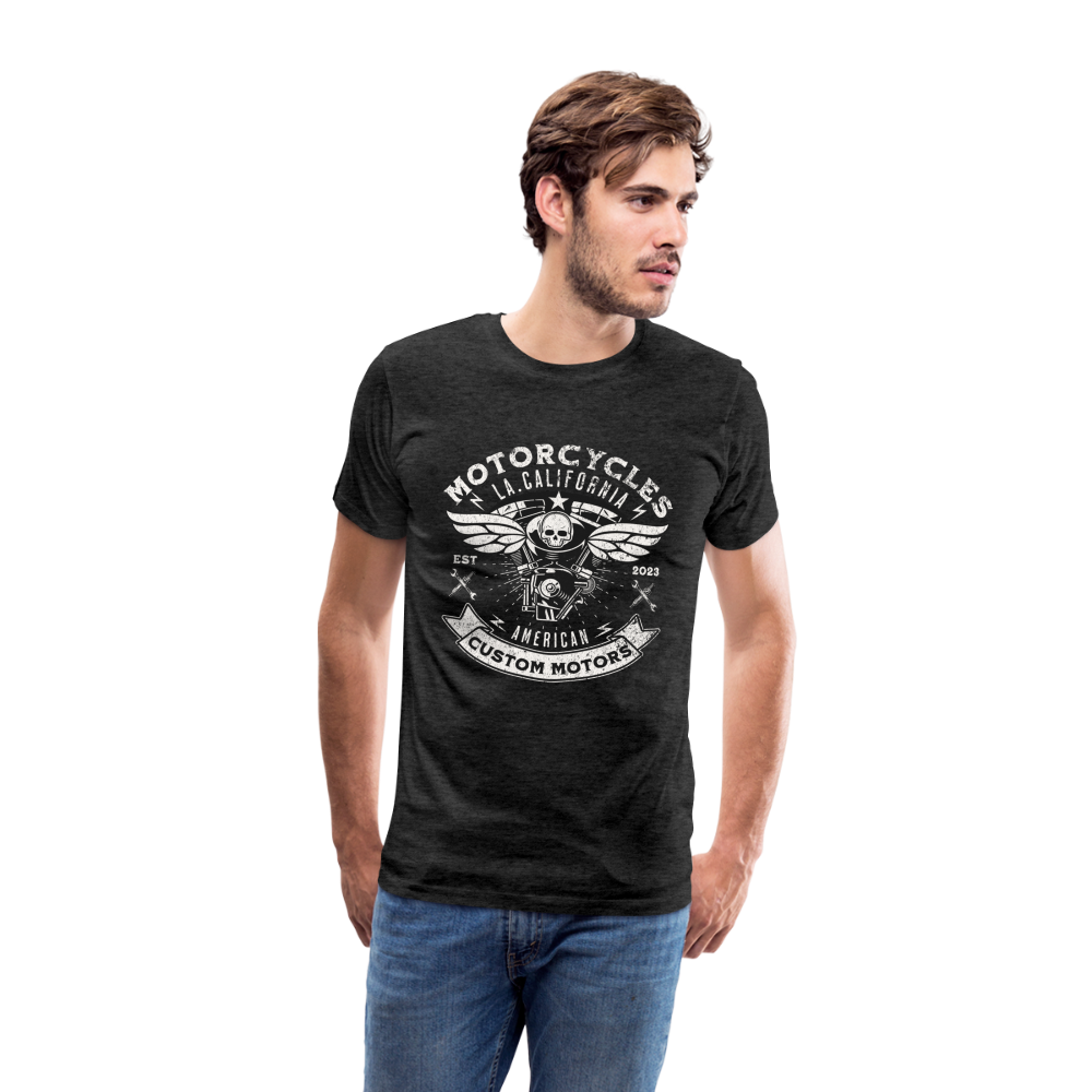 Motorcycles Custom Motors Premium T-Shirt Herren - Anthrazit