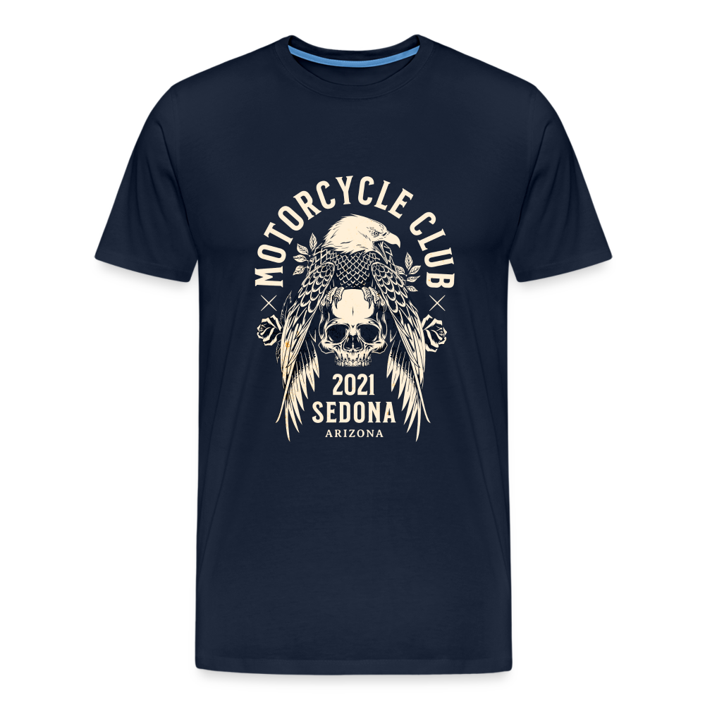 Motorcycle Club Premium T-Shirt Herren - Navy