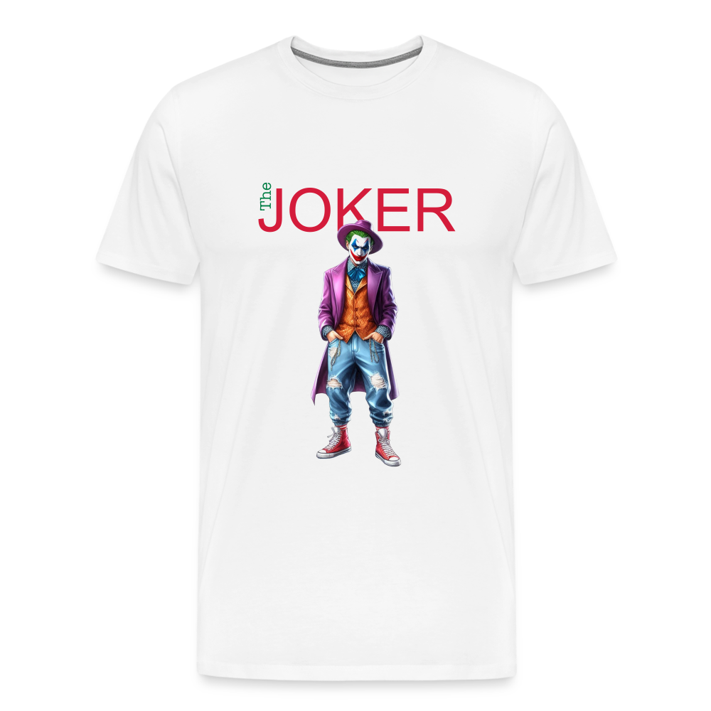 Joker The Joker Männer Premium T-Shirt - Weiß