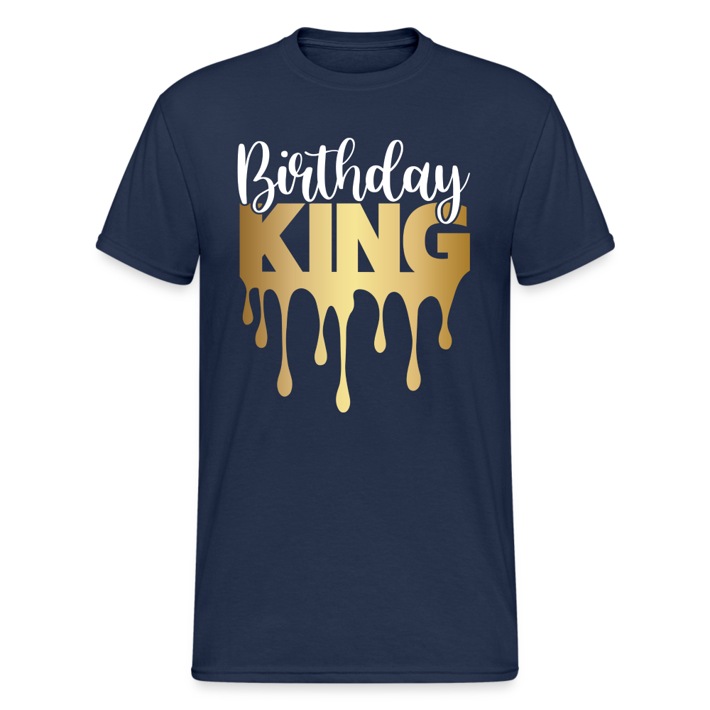 Birthday King Männer Gildan Heavy T-Shirt - Navy