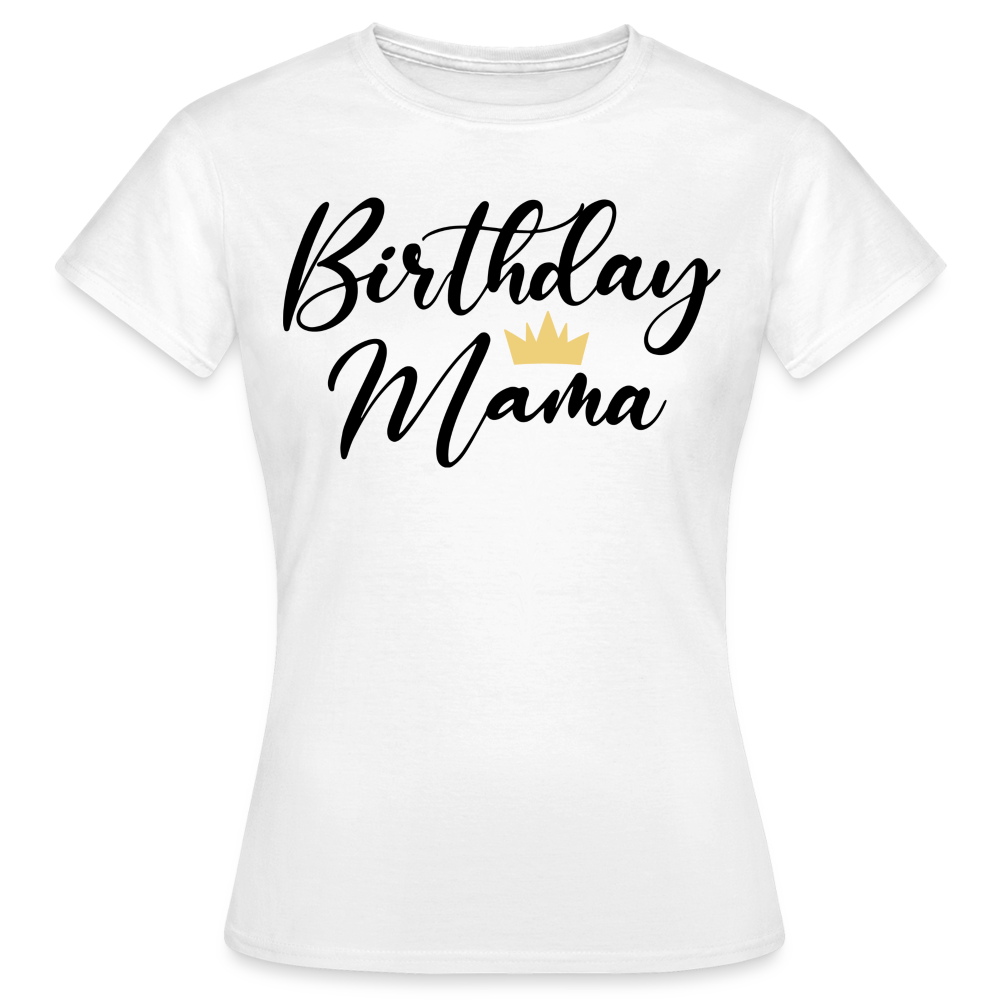 Birthday Mama Damen Gildan Heavy T-Shirt - Weiß