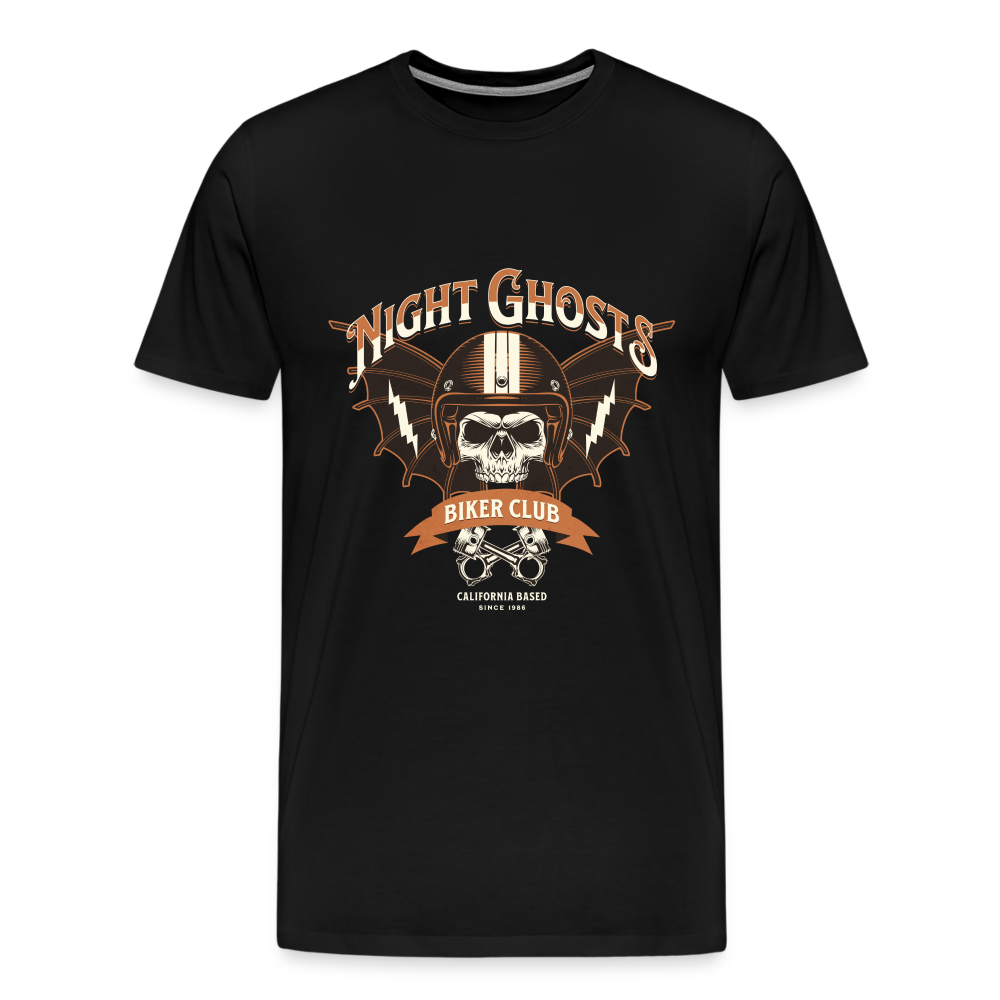 Night Ghosts Premium T-Shirt Herren - Schwarz