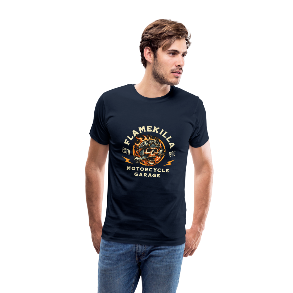 Flamekilla Premium T-Shirt Herren - Navy