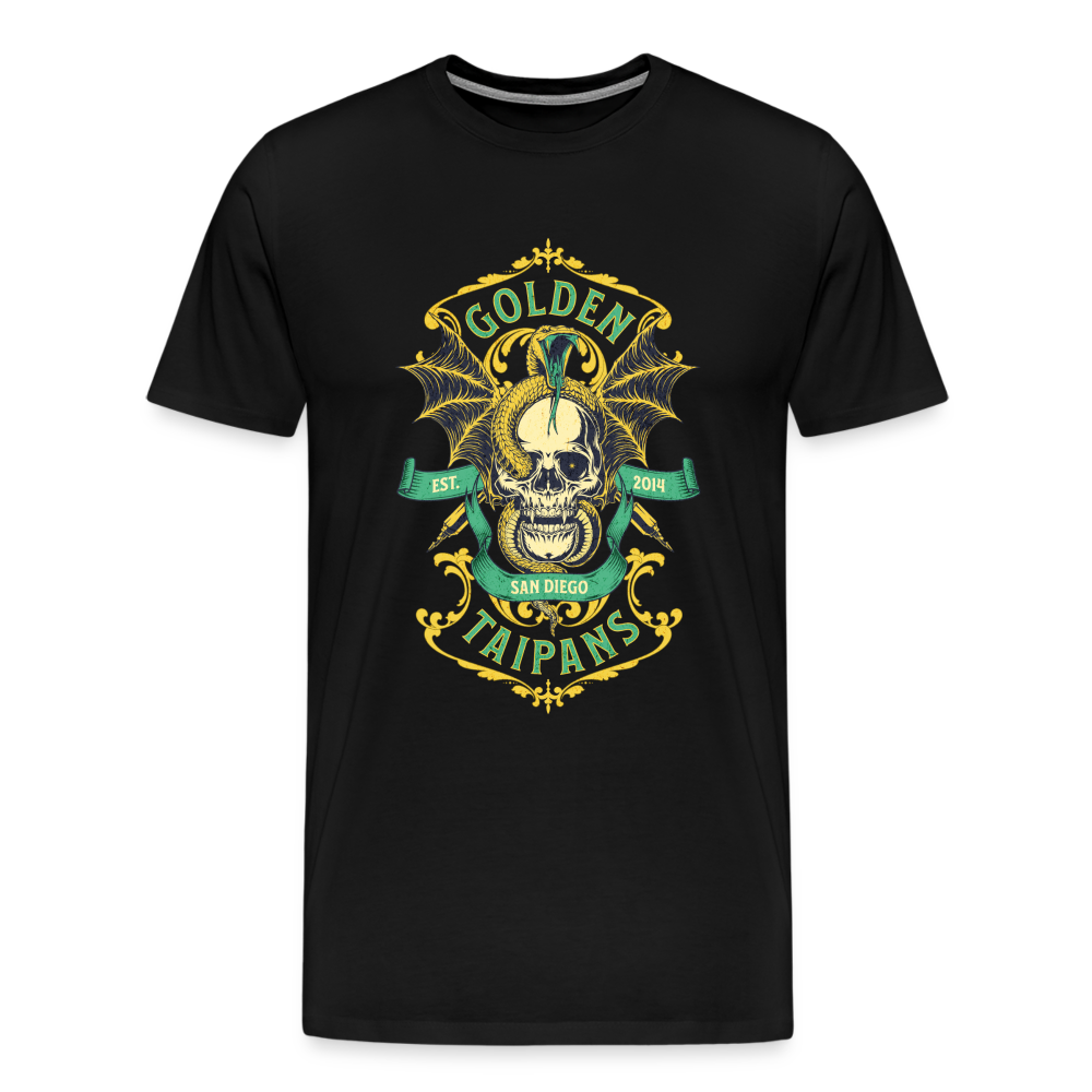 Golden Taipans Premium T-Shirt Herren - Schwarz