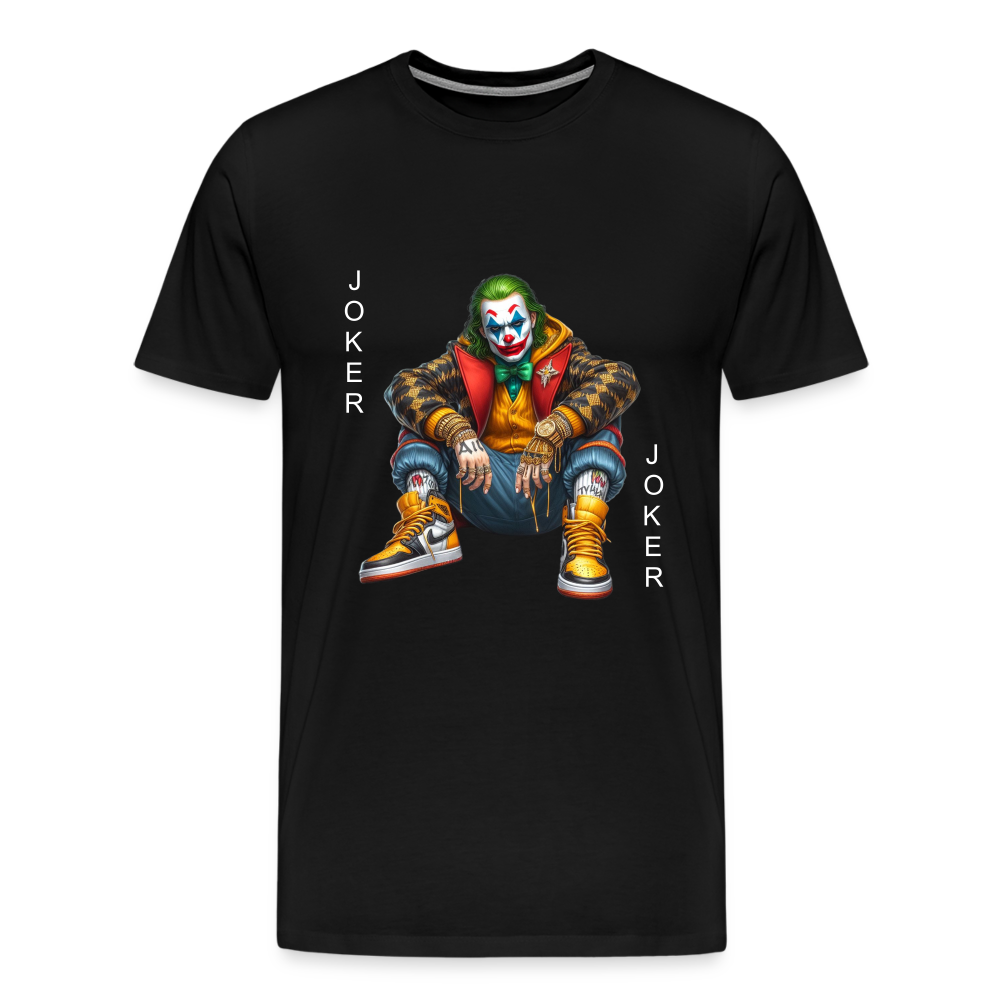 Joker Männer Premium T-Shirt - Schwarz