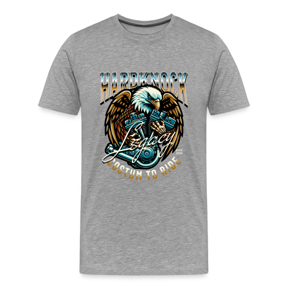 Hardknock Premium T-Shirt Herren - Grau meliert