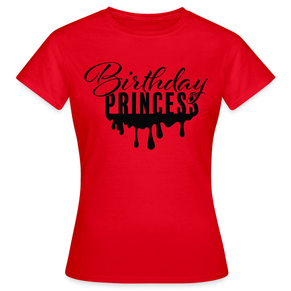 Birthday Princess Damen Gildan Heavy T-Shirt - Rot