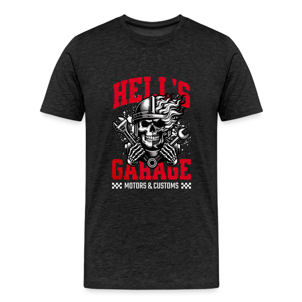 Hell´s Garage Premium T-Shirt Herren - Anthrazit