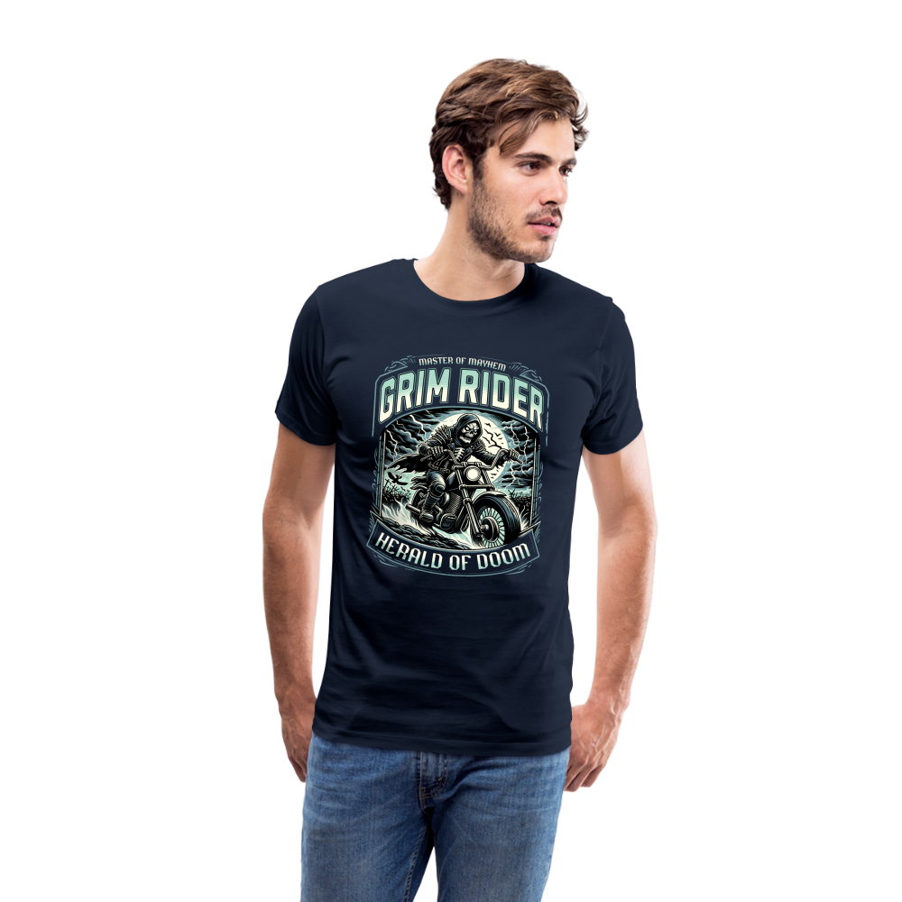 Grim Rider Herald Of Doom Premium T-Shirt Herren - Navy