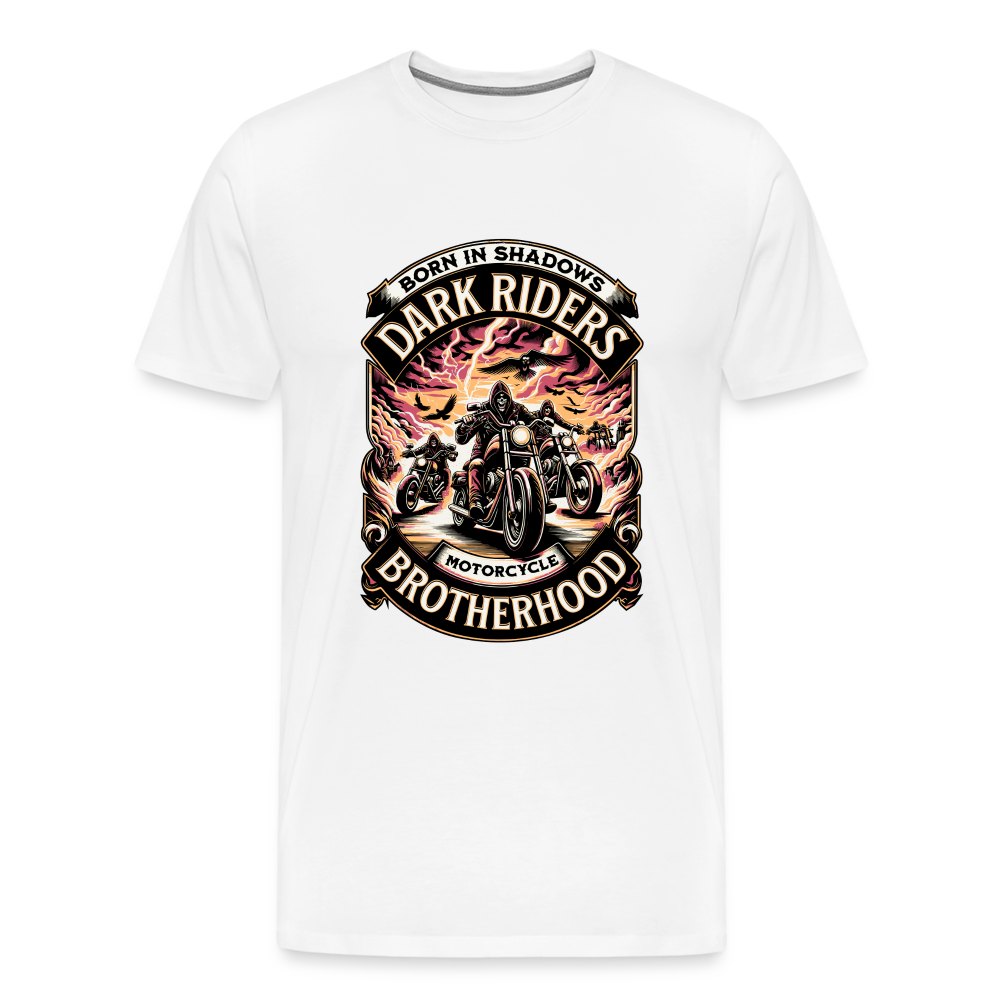 Dark Riders Brotherhood Premium T-Shirt Herren - Weiß