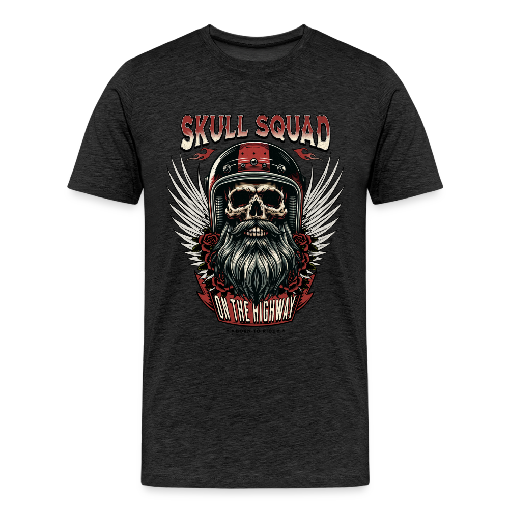 Skull Squad On The Highway Premium T-Shirt Herren - Anthrazit