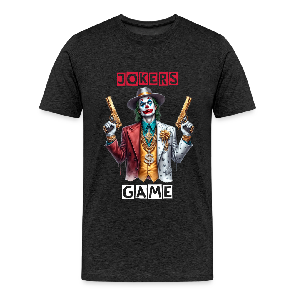 Joker Jokers Game Männer Premium T-Shirt - Anthrazit
