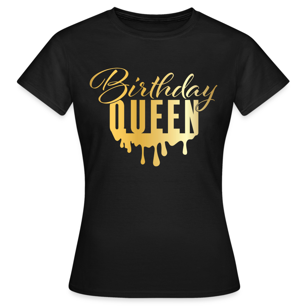 Birthday Queen Damen Gildan Heavy T-Shirt - Schwarz