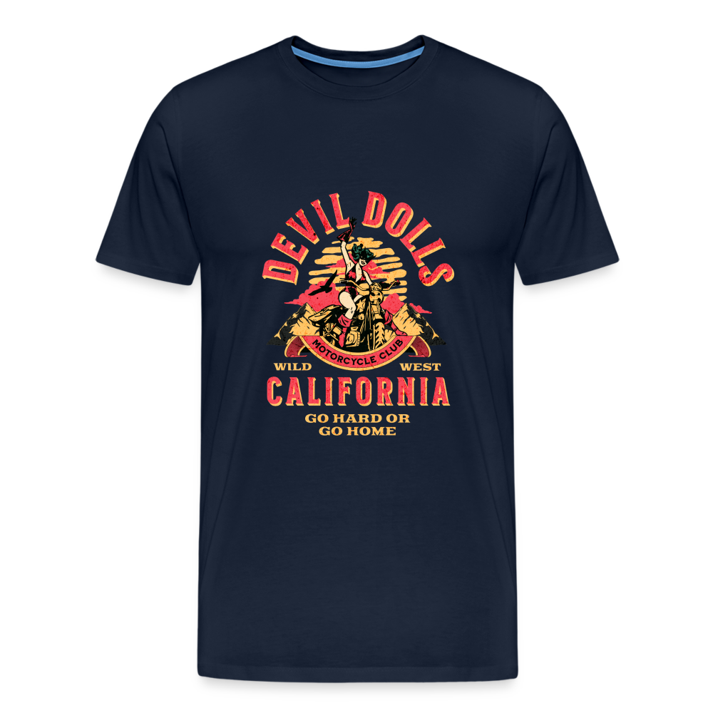 Devil Dolls California Premium T-Shirt Herren - Navy