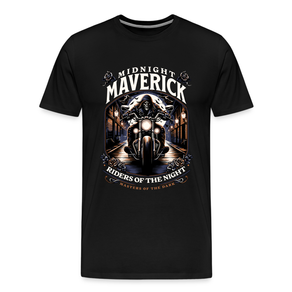 Maverick Premium T-Shirt Herren - Schwarz