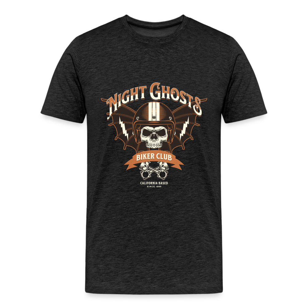 Night Ghosts Premium T-Shirt Herren - Anthrazit