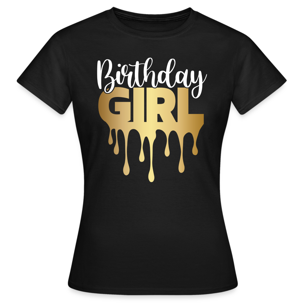 Birthday Girl Damen Gildan Heavy T-Shirt - Schwarz