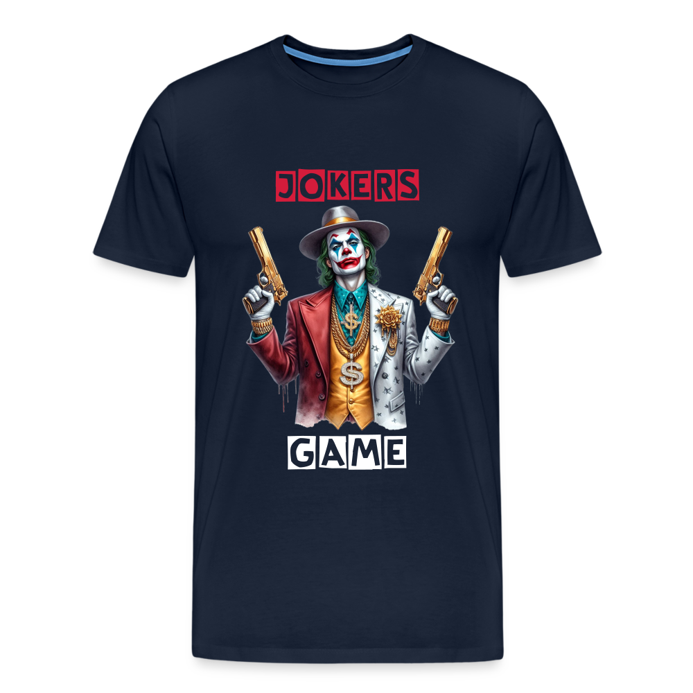 Joker Jokers Game Männer Premium T-Shirt - Navy