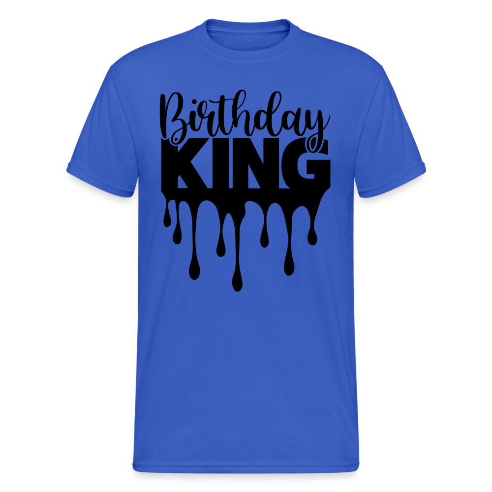 Birthday King Männer Gildan Heavy T-Shirt - Königsblau