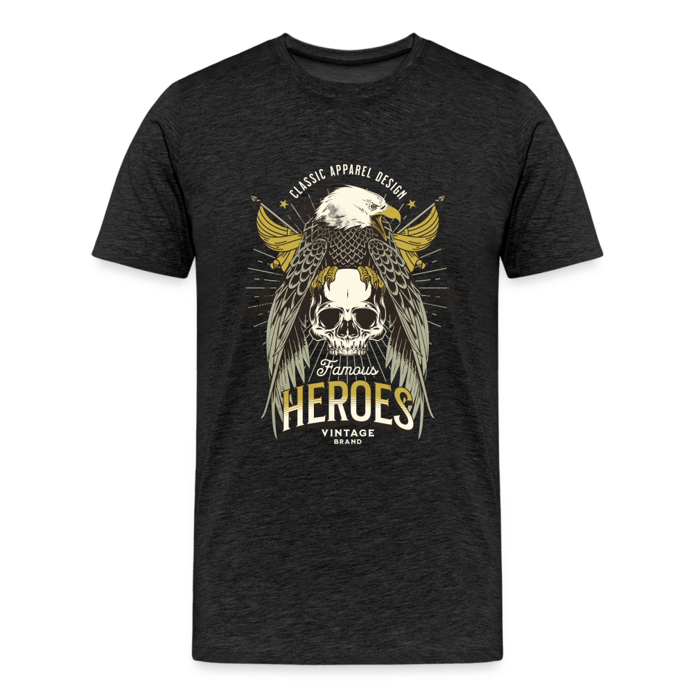 Heroes Premium T-Shirt Herren - Anthrazit