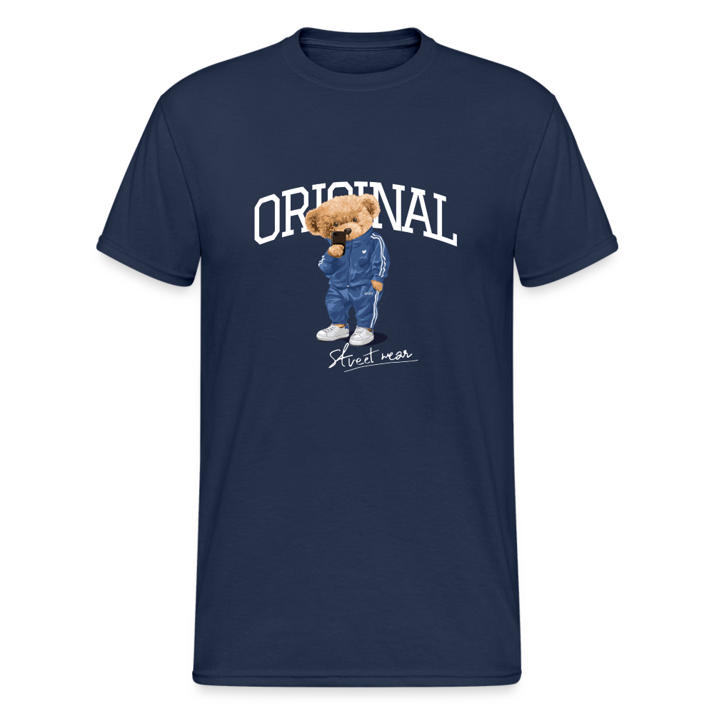 Teddybär Bear Original Street wear Streetwear Spruch T-Shirt Herren - Navy