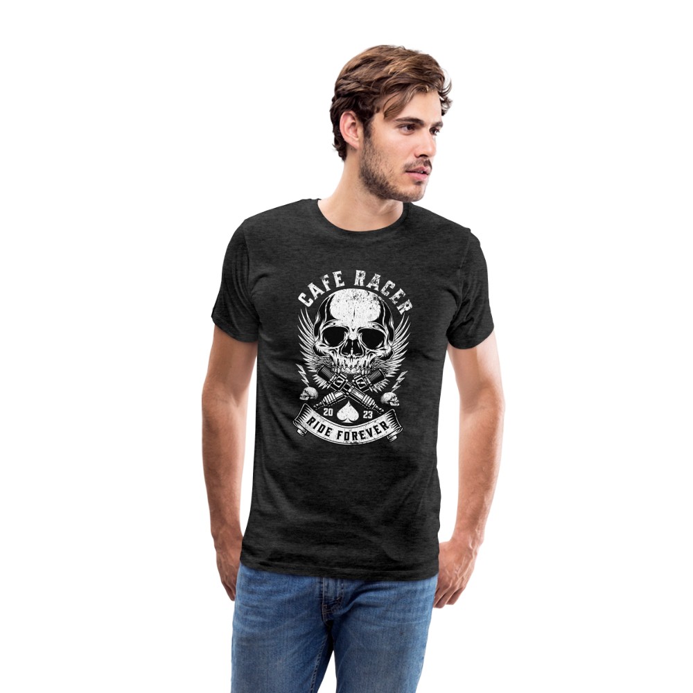 Cafe Racer Premium T-Shirt Herren - Anthrazit