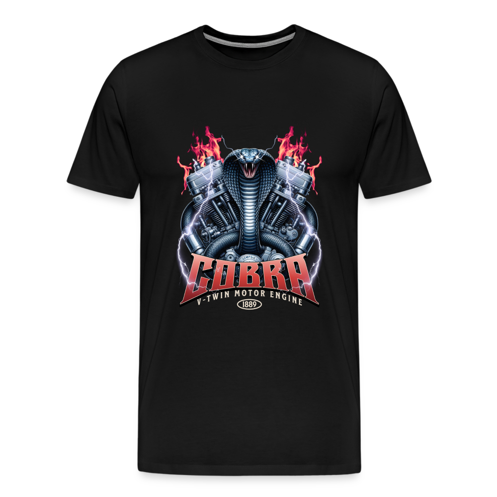 Cobra Premium T-Shirt Herren - Schwarz