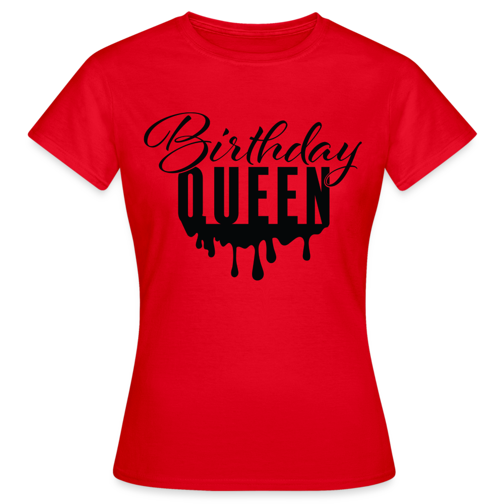 Birthday Queen Damen Gildan Heavy T-Shirt - Rot