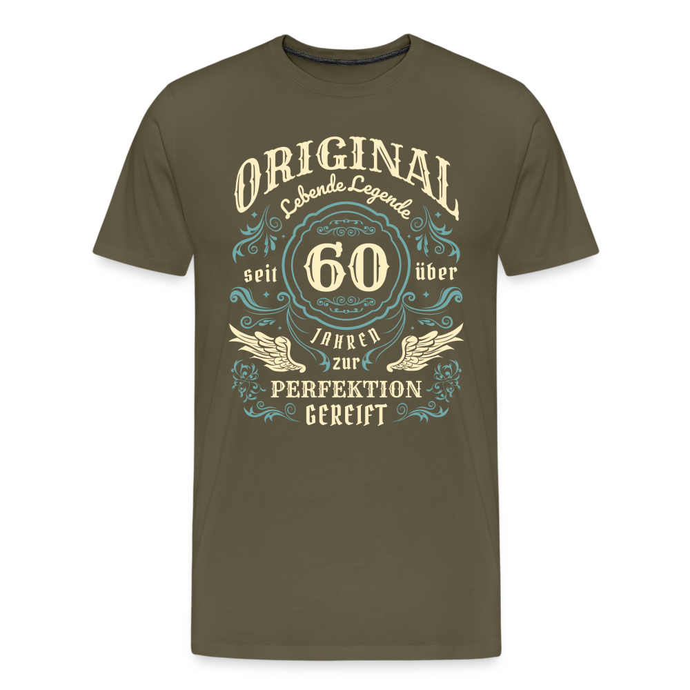 Lebende Legende 60 Geburtstag lustiges Premium T-Shirt Herren - Khaki