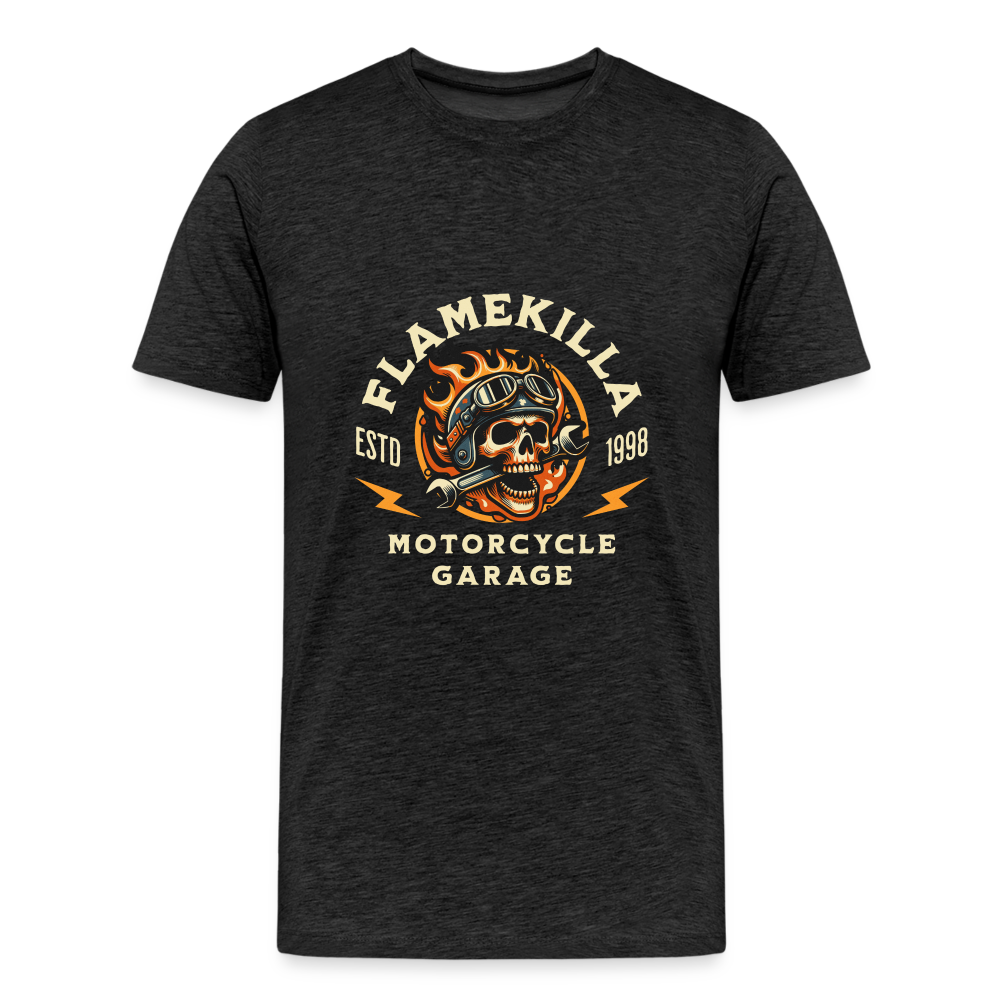 Flamekilla Premium T-Shirt Herren - Anthrazit