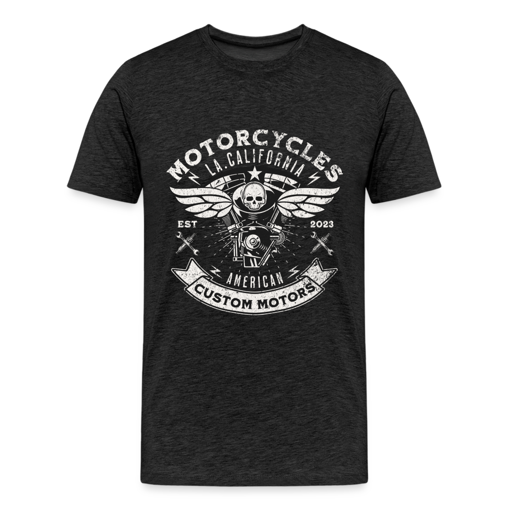 Motorcycles Custom Motors Premium T-Shirt Herren - Anthrazit