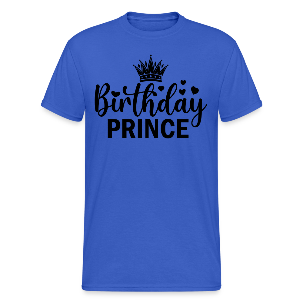 Birthday Prince Männer Gildan Heavy T-Shirt - Königsblau