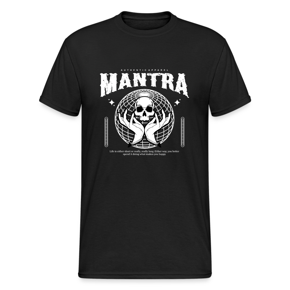 Urban Streetwear Mantra T-Shirt Herren - Schwarz