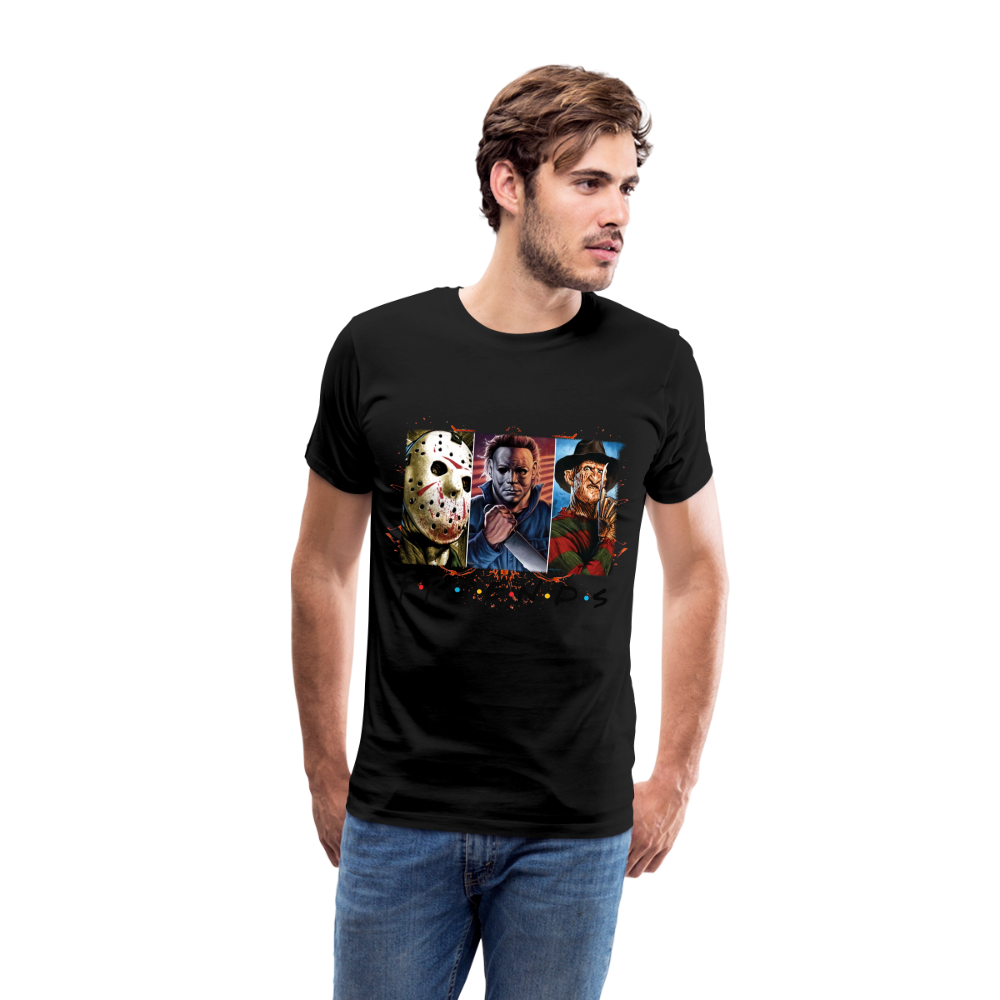 Friends Halloween Horror Premium T-Shirt Herren - Schwarz