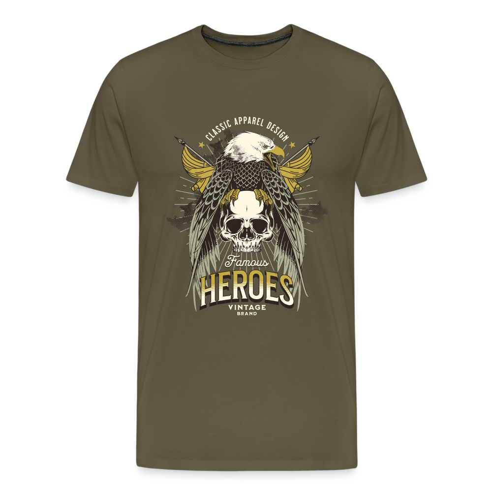 Heroes Premium T-Shirt Herren - Khaki