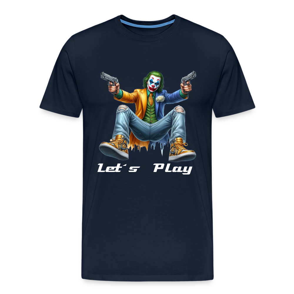 Joker Let´s Play Männer Premium T-Shirt - Navy