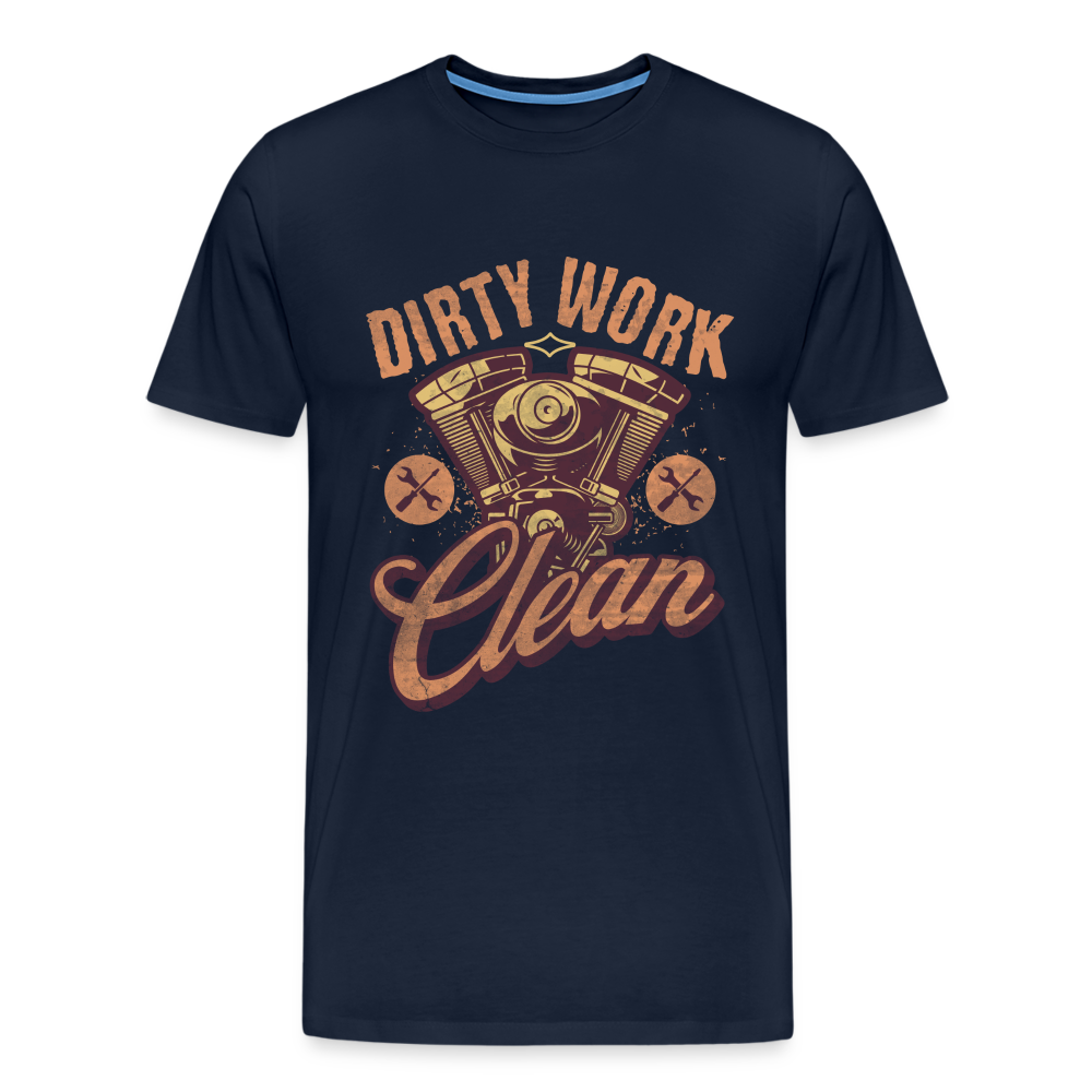 Dirty Work Clean Premium T-Shirt Herren - Navy