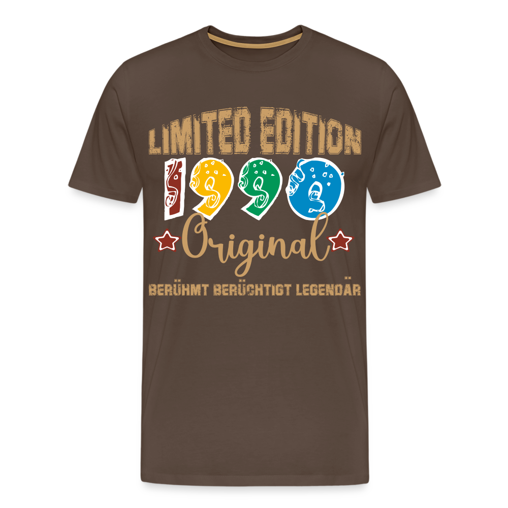 Limited Edition 1990 Original berühmt berüchtigt legendär Geburtstag T-Shirt Herren - Edelbraun