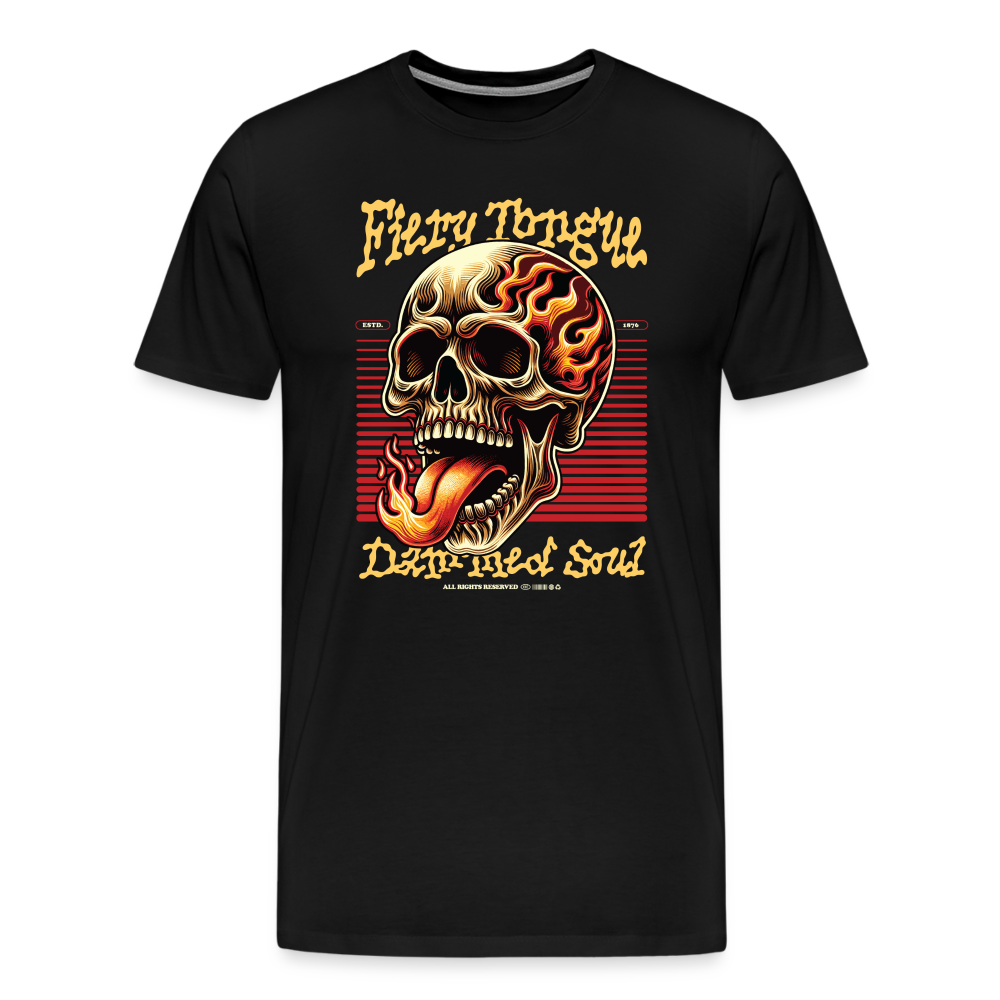 Skull Totenkopf Premium T-Shirt Herren - Schwarz