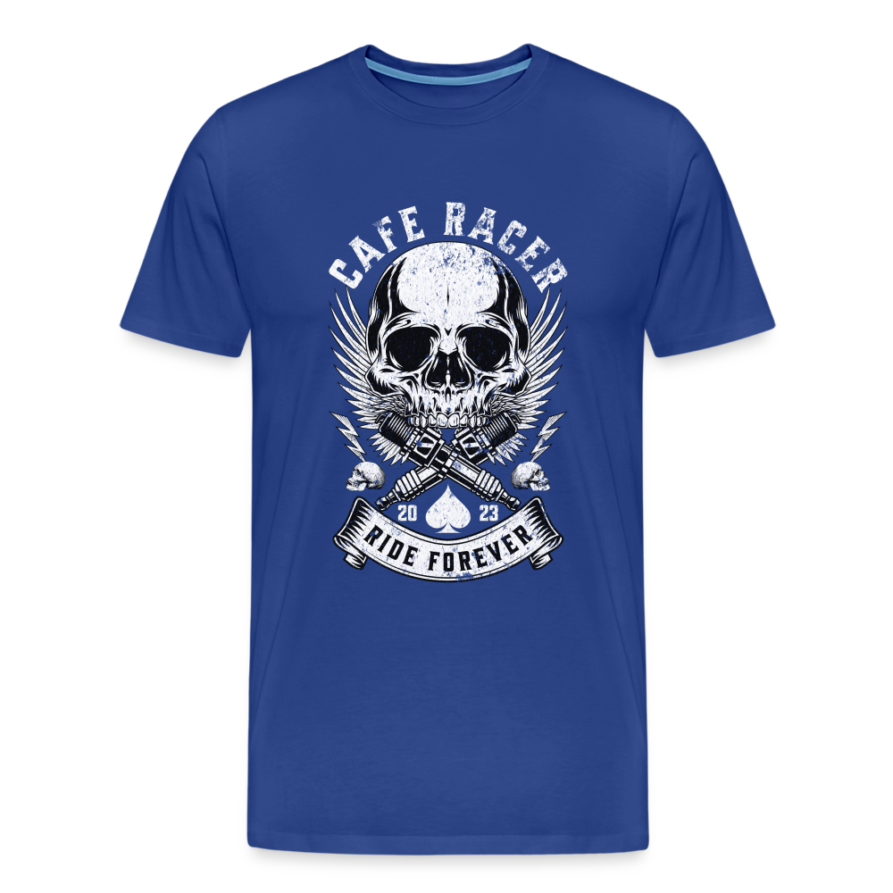 Cafe Racer Premium T-Shirt Herren - Königsblau