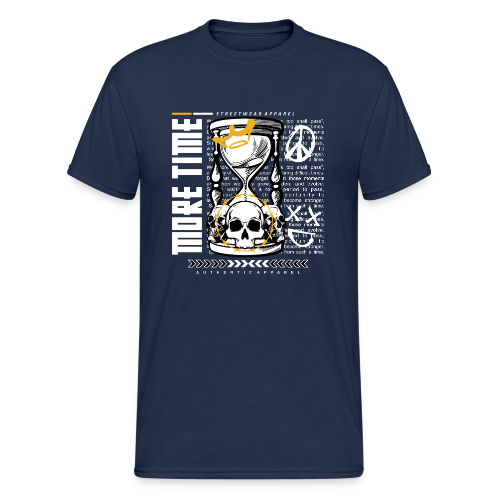 Urban Streetwear More Time T-Shirt Herren - Navy