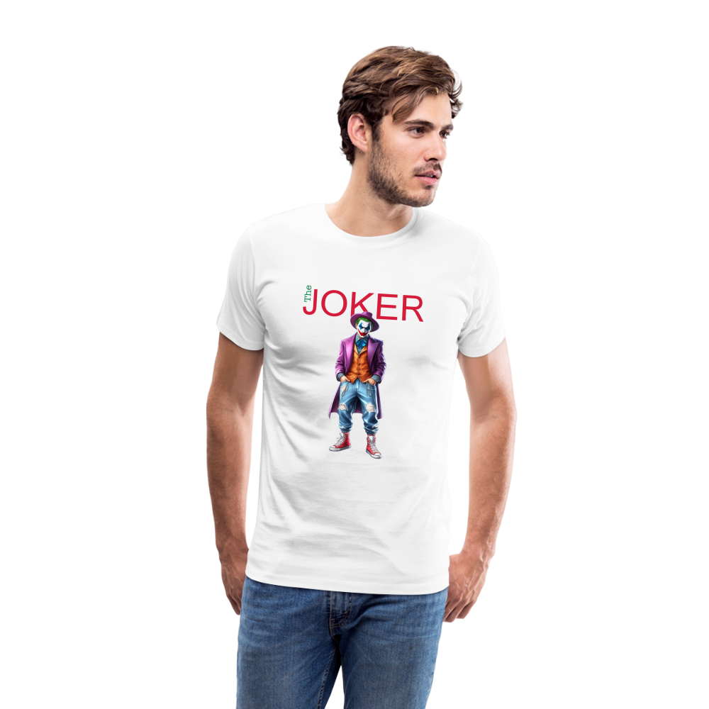 Joker The Joker Männer Premium T-Shirt - Weiß
